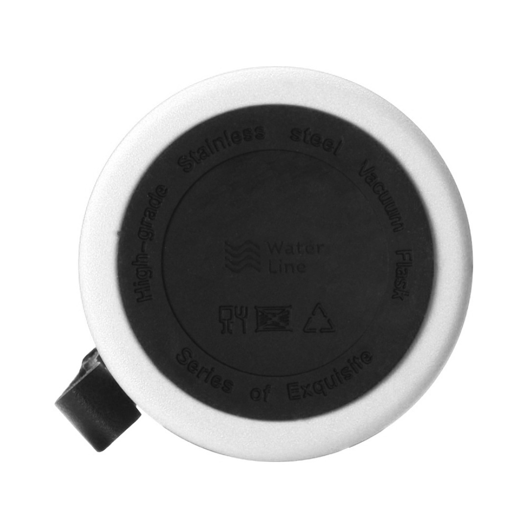 Вакуумный термос "Story" c покрытием powder, белый