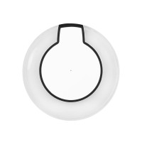 Беспроводная зарядка «Pod» со светодиодной подсветкой, белый