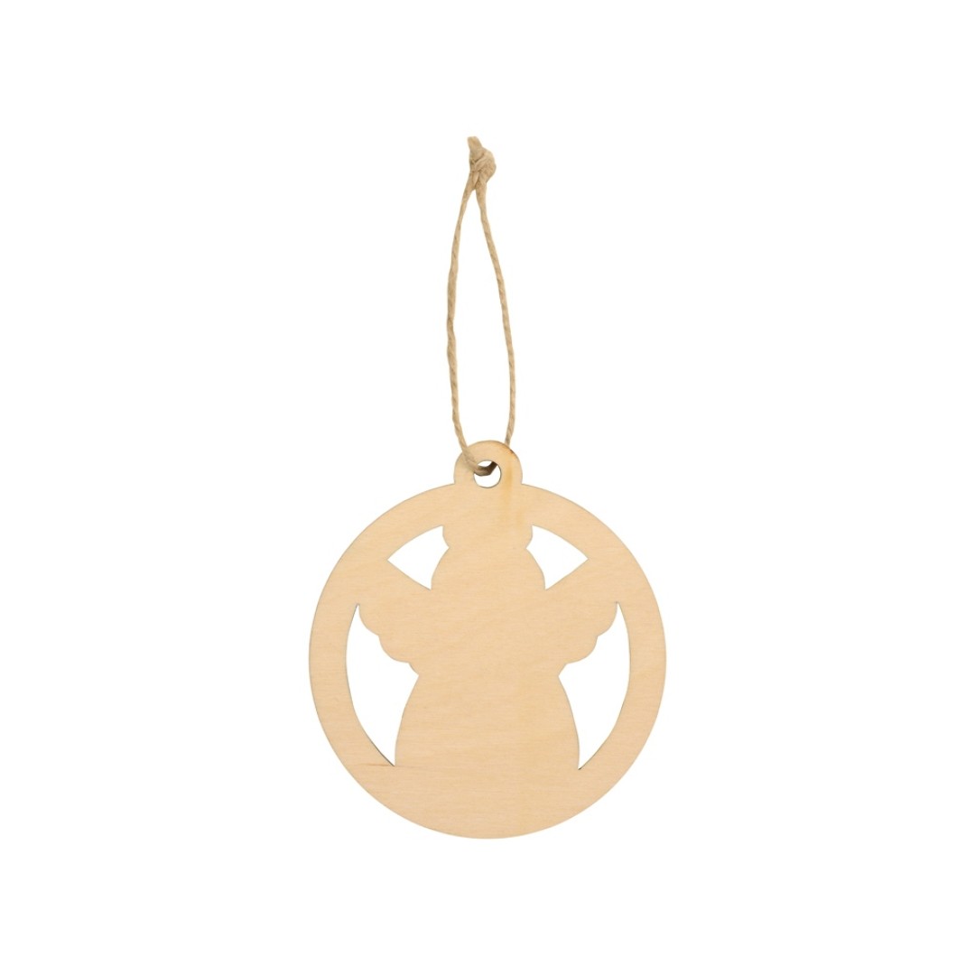 Подвеска деревянная «Рождественский ангел»