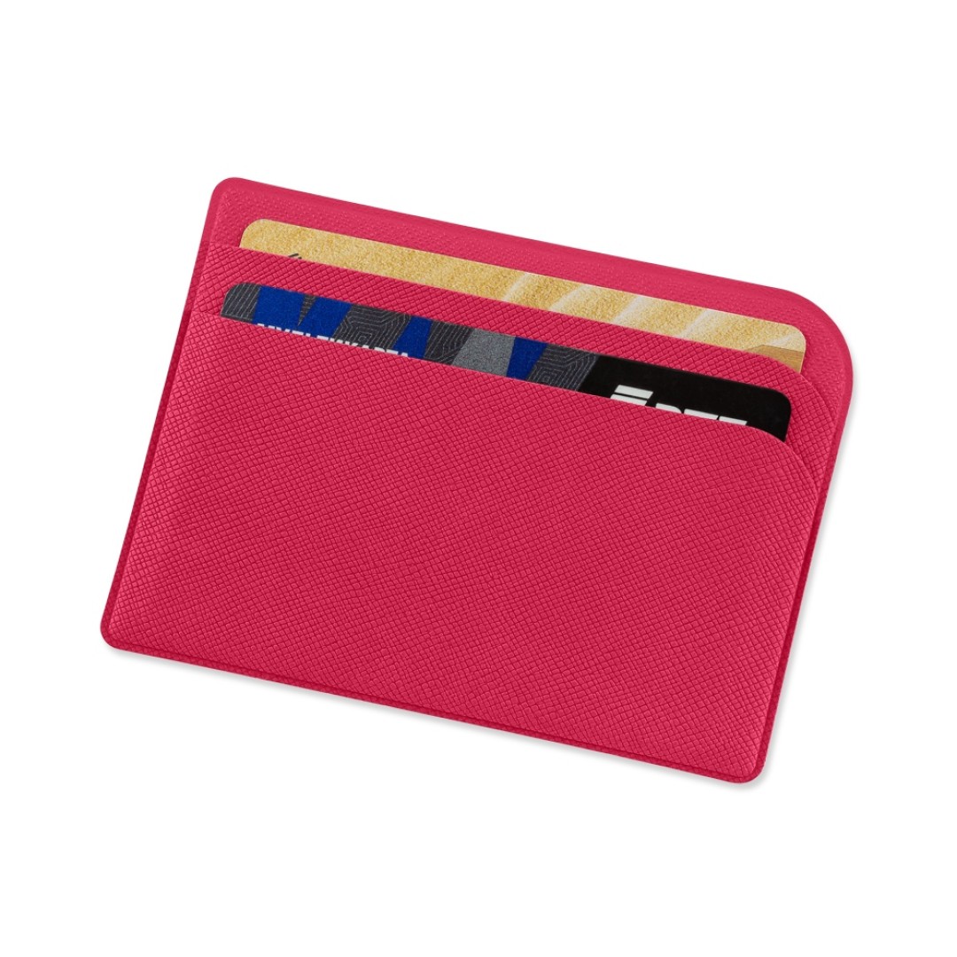 Картхолдер для 3-пластиковых карт "Favor", фуксия