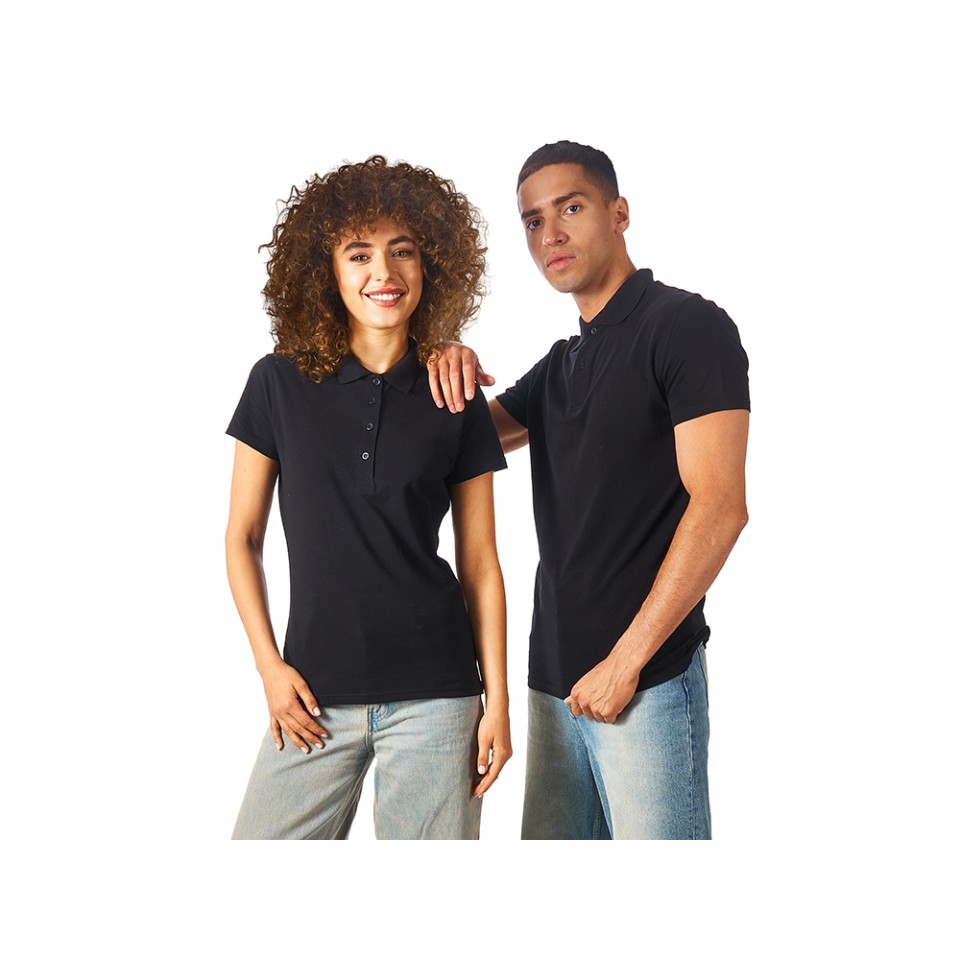 Рубашка поло "First 2.0" мужская, черный