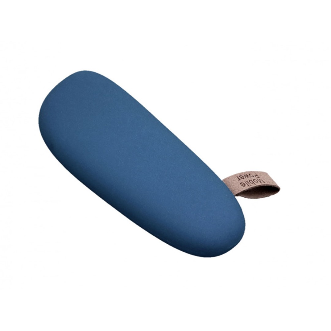 PB_Small_stone Универсальное зарядное устройство power bank в форме камня. 2600MAH. Темно-синий