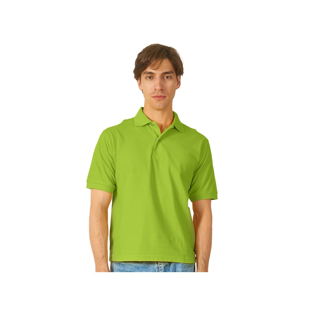 Рубашка поло "Boston 2.0" мужская, зеленое яблоко