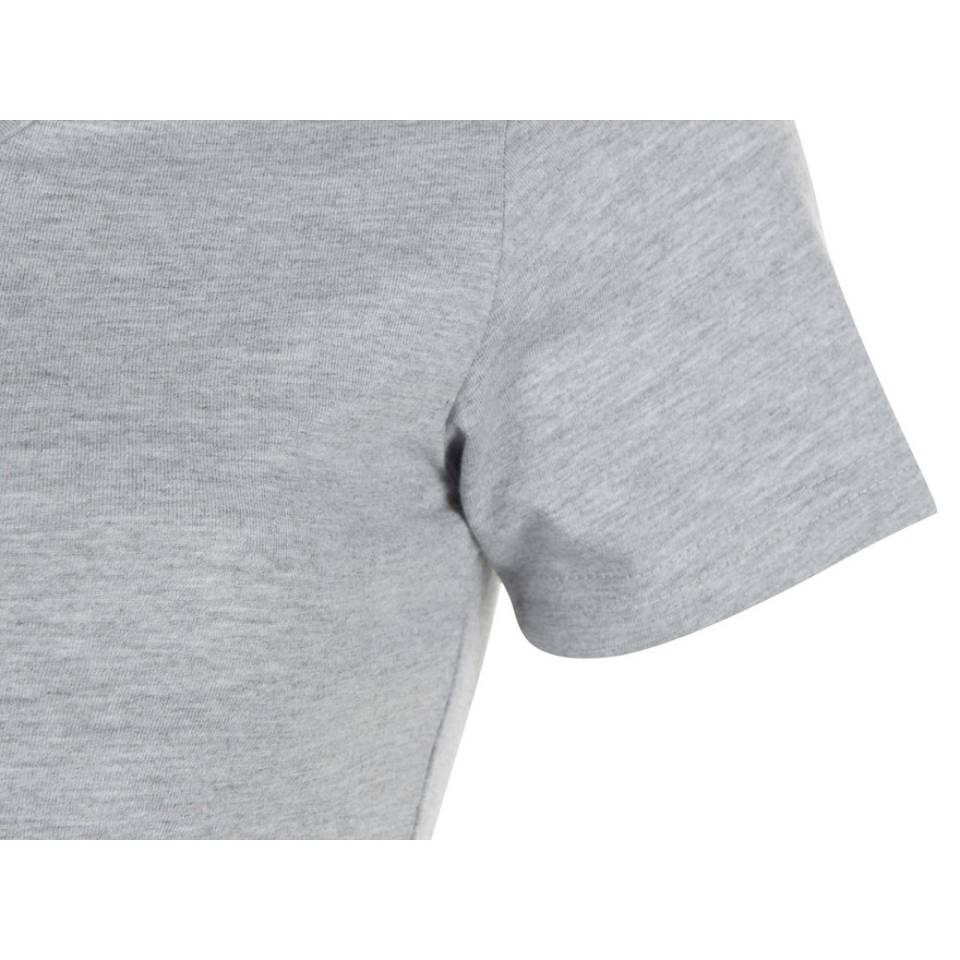 Футболка "Heavy Super Club N" женская с V-образным вырезом, серый меланж