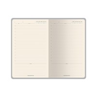 Ежедневник А5 недатированный «Chelsea», красный (золотистый кант и срез) (Р)