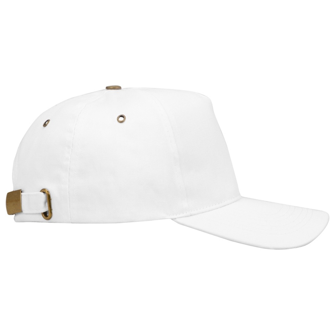 Бейсболка "New York" 5-ти панельная, белый (Р)