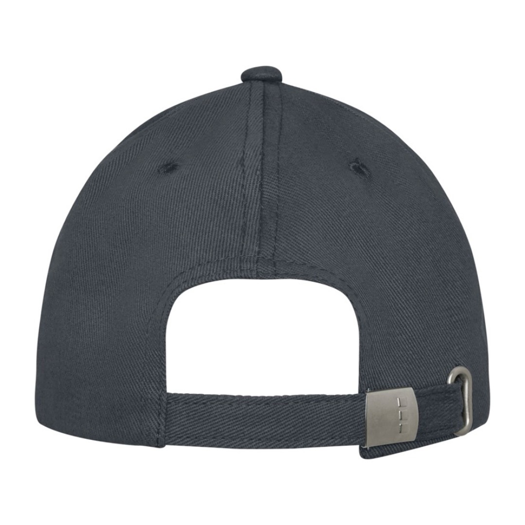 Бейсболка Davis, 6 панелей, storm grey