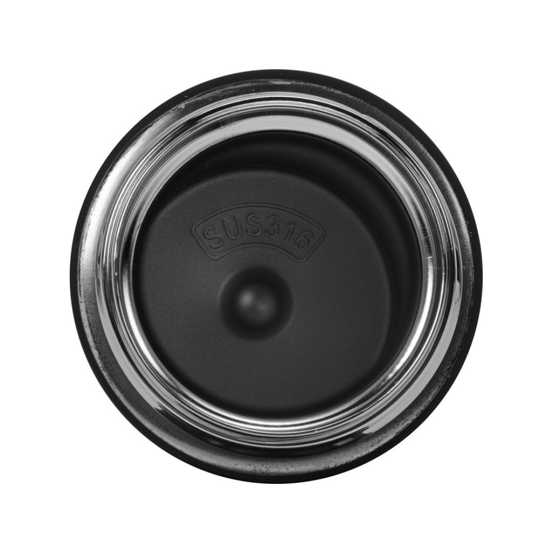 Термос с индикатором температуры "Module", тубус, 360 мл, черный