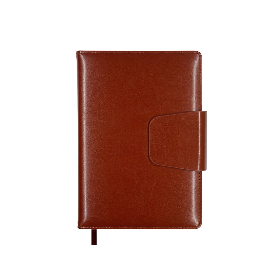 Ежедневник А5 недатированный «Prestige», коричневый (Р)