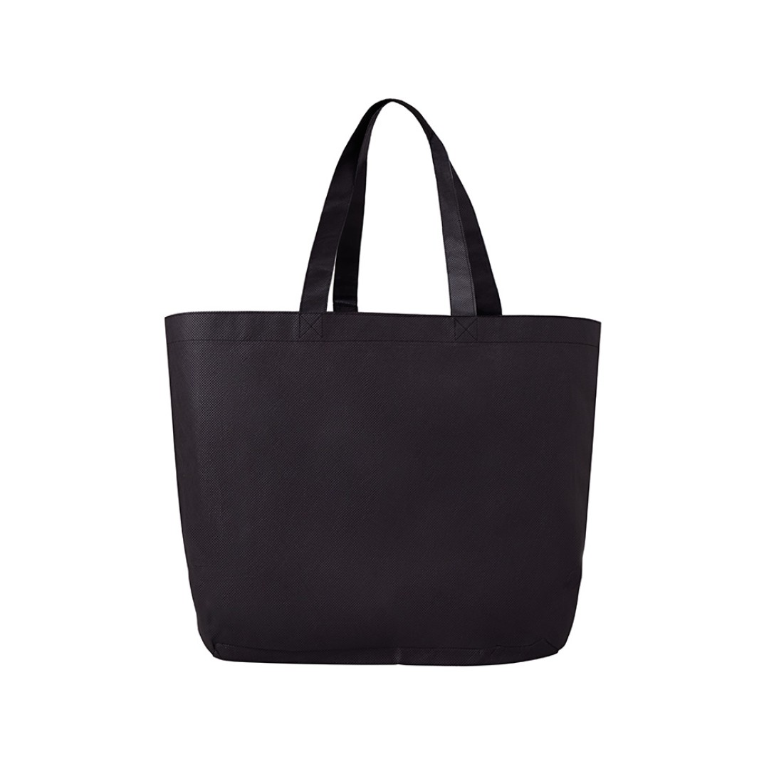 Сумка для шопинга с донной складкой и ручкой из нетканого PET материала