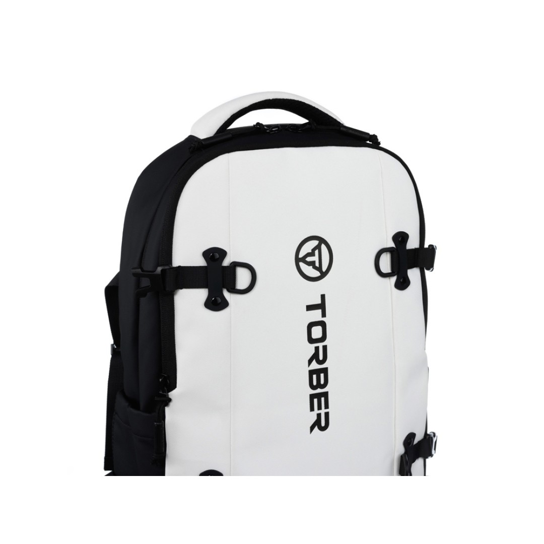 Рюкзак спортивный TORBER Xtreme 18", белый/чёрный, 31 х 12 х 46 см, 17л