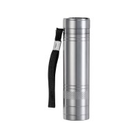 Фонарь с открывалкой "Yok", серебристый (P)