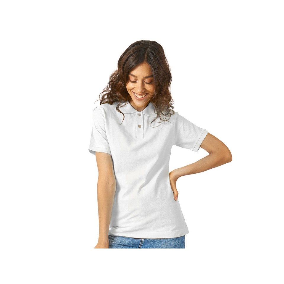 Рубашка поло "Boston 2.0" женская, белый