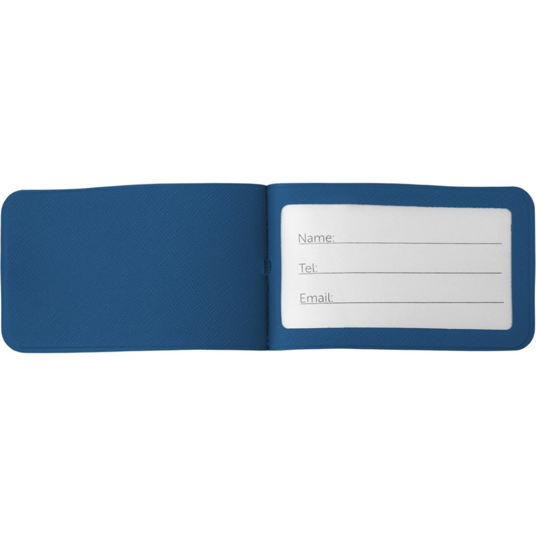 Багажная бирка «Favor» на силиконовой петле, синий