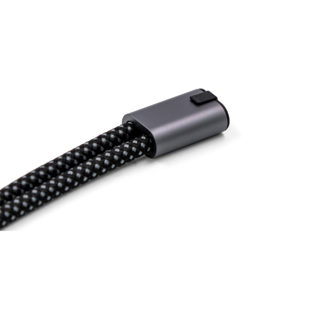 Ремешок-держатель для телефона с зарядным кабелем USB-C - USB-C «Lany Wristband Charge Eco», серый