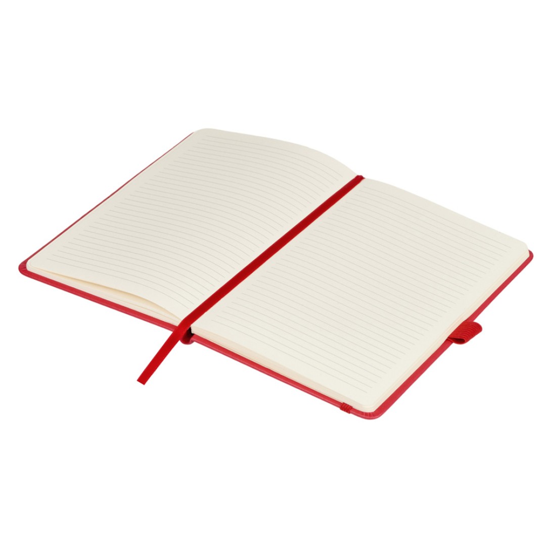 Блокнот "Softy 2.0", твердая обложка A5, 80 листов, красный