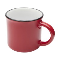 Bari керамическая кружка объемом 240 мл, красный