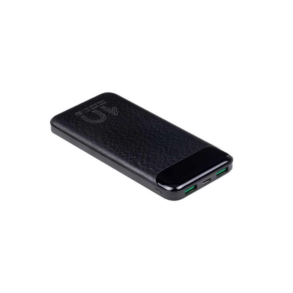 VA2540 (10 000mAh), QC/PD 20W внешний аккумулятор с дисплеем, черный