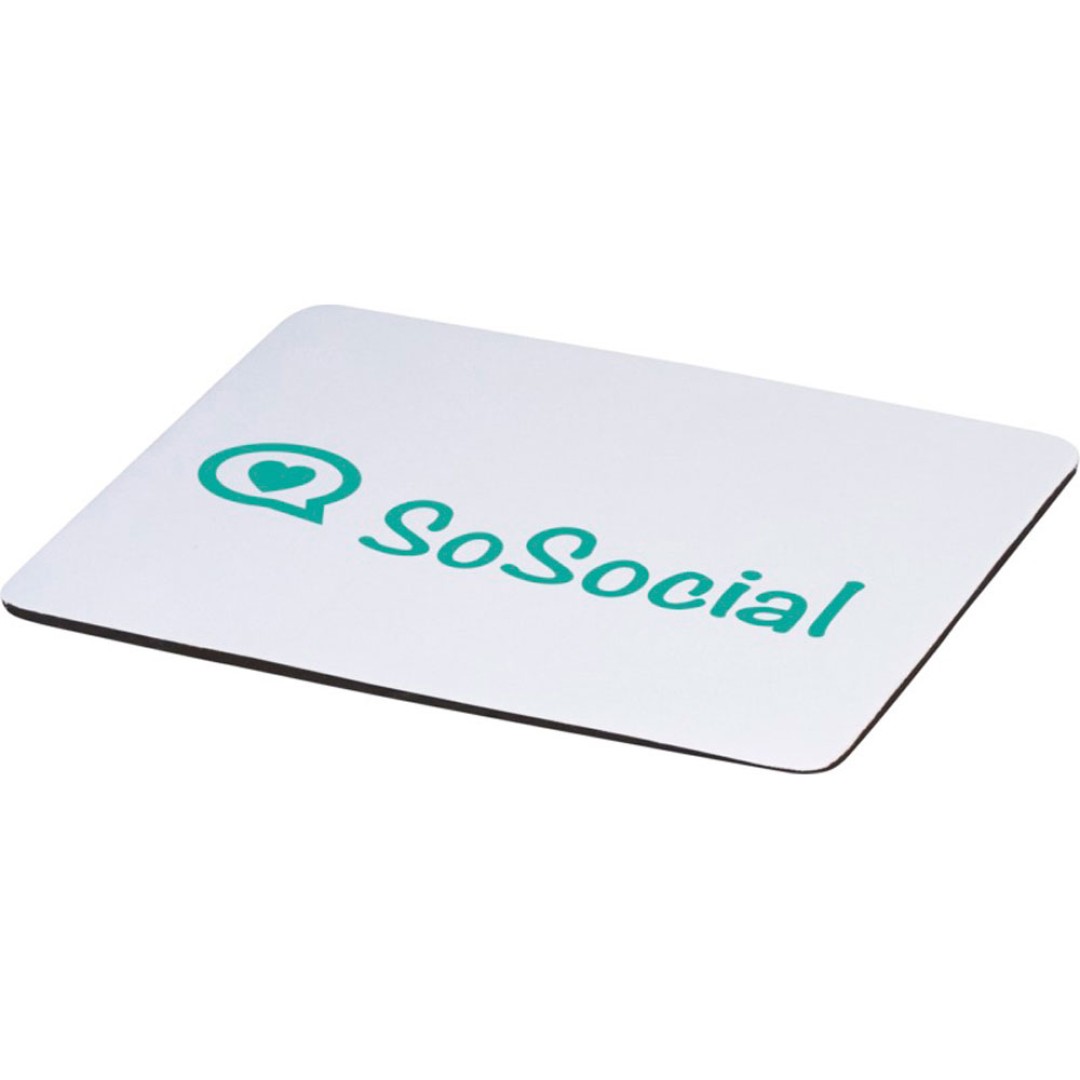 Коврик для мыши Pure с антибактериальным покрытием, белый