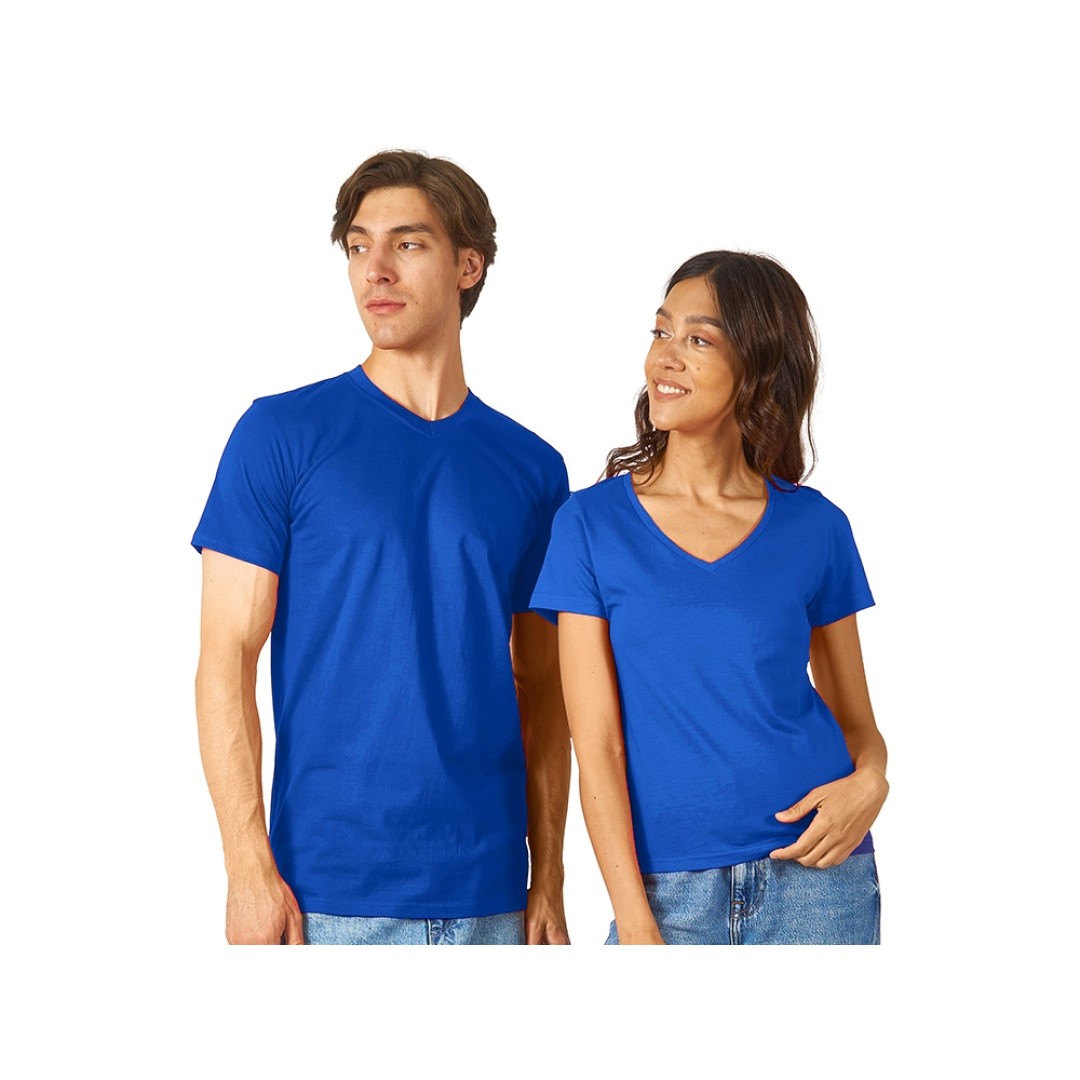 Футболка "Heavy Super Club" мужская с V-образным вырезом, кл. синий