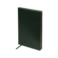 Ежедневник недатированный А5 "Megapolis Nebraska", зеленый с золотым обрезом