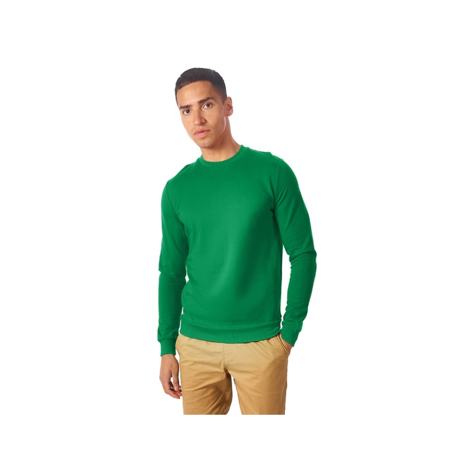 Свитшот "Motion" унисекс с начесом, зелёный