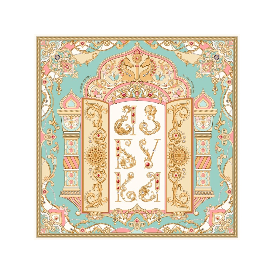 Платок "Русская Азбука"