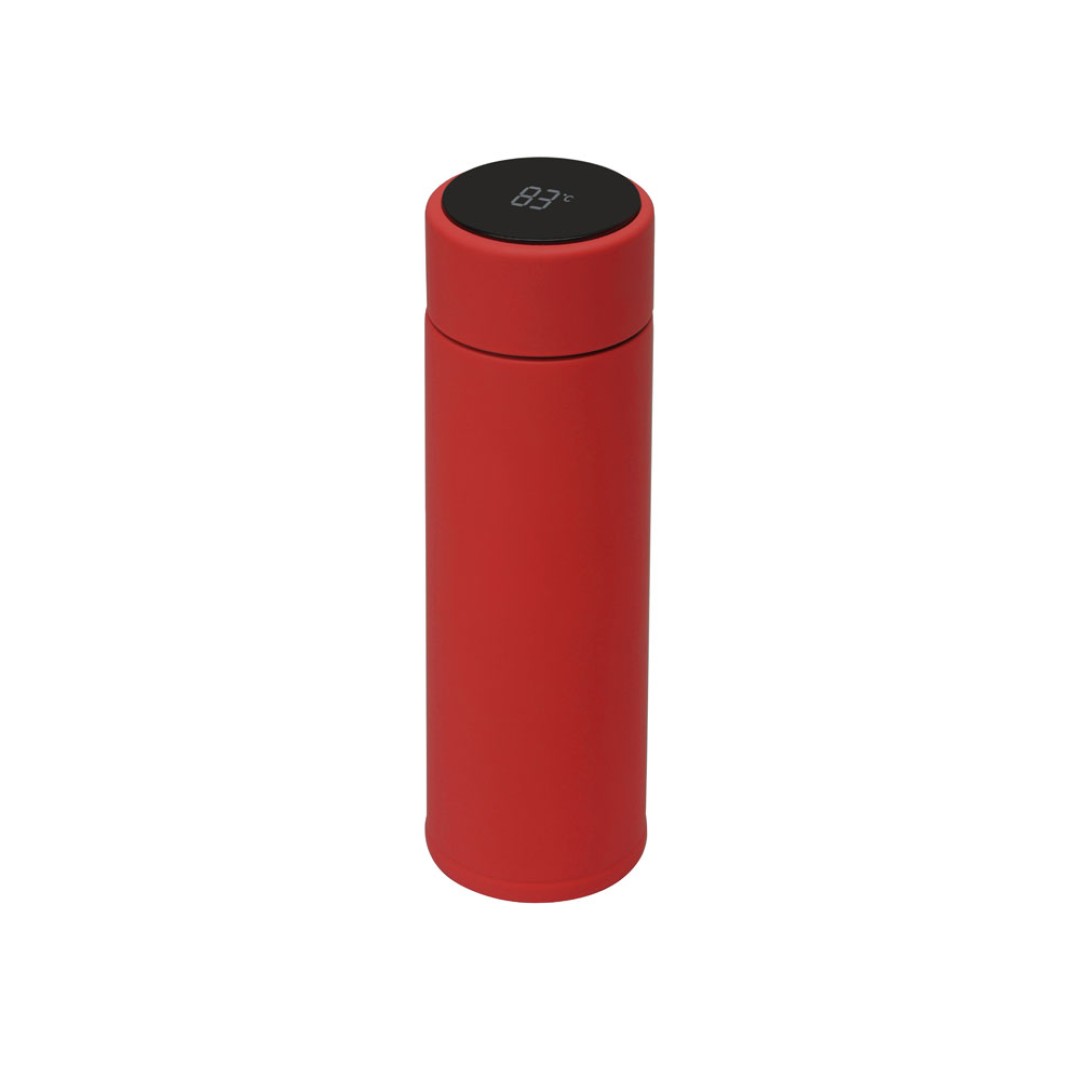 Термос с индикатором температуры "Module", 360 мл, красный