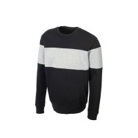 Свитшот блокинг «Edinburgh», черный/серый меланж, мужской