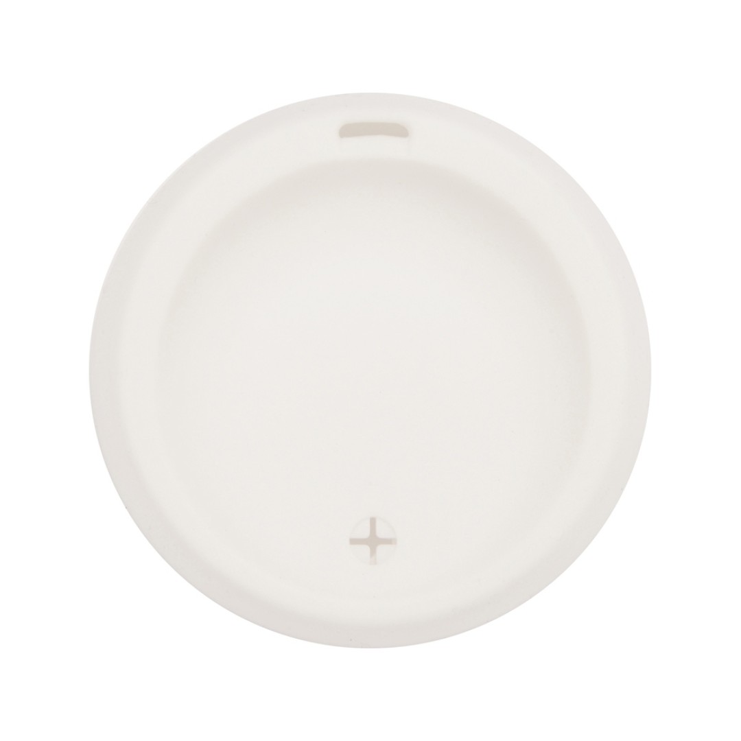 Стеклянный стакан Monday с силиконовой крышкой и манжетой, 350мл, белый