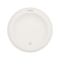 Стеклянный стакан Monday с силиконовой крышкой и манжетой, 350мл, белый