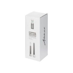 Медная спортивная бутылка с вакуумной изоляцией Thor объемом 480 мл, белый