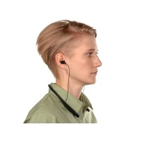 Беспроводные наушники с микрофоном «Soundway», черный/белый