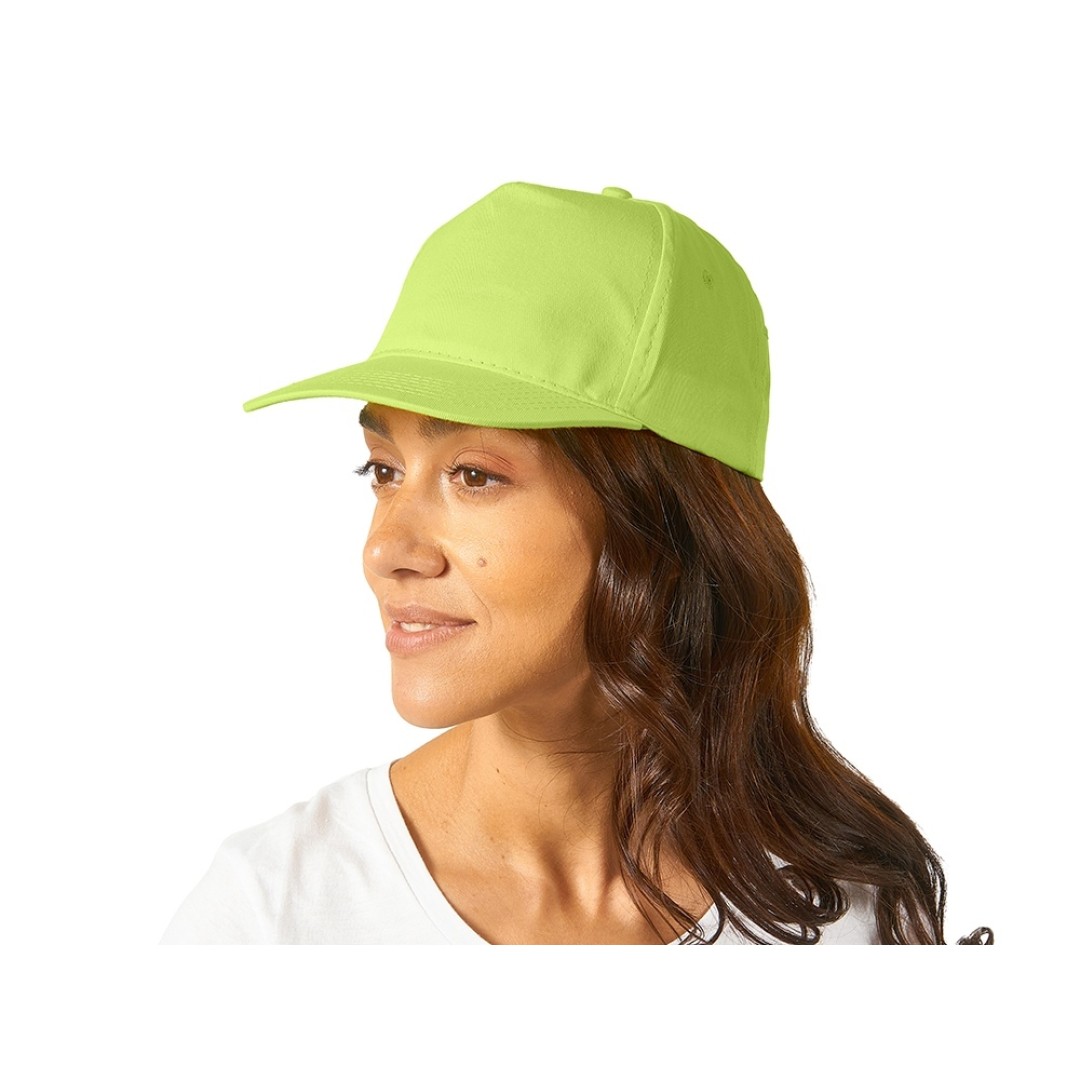 Бейсболка "Memphis" 5-ти панельная 165 гр, зеленое яблоко