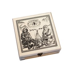 Подарочный набор c чаем "Сокровища Севера" в деревянной шкатулке