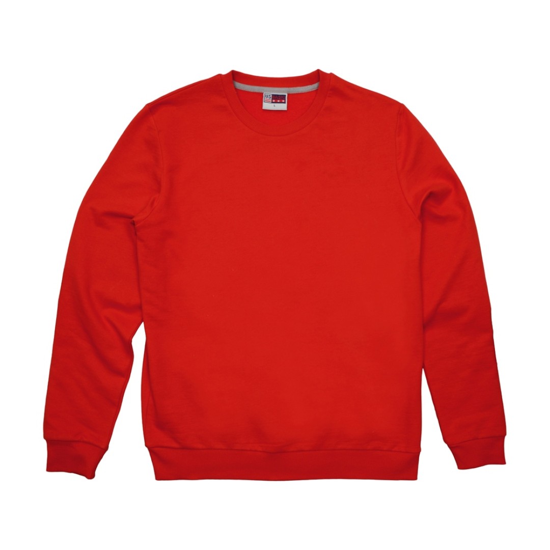 Свитшот "Motion" унисекс с начесом, красный