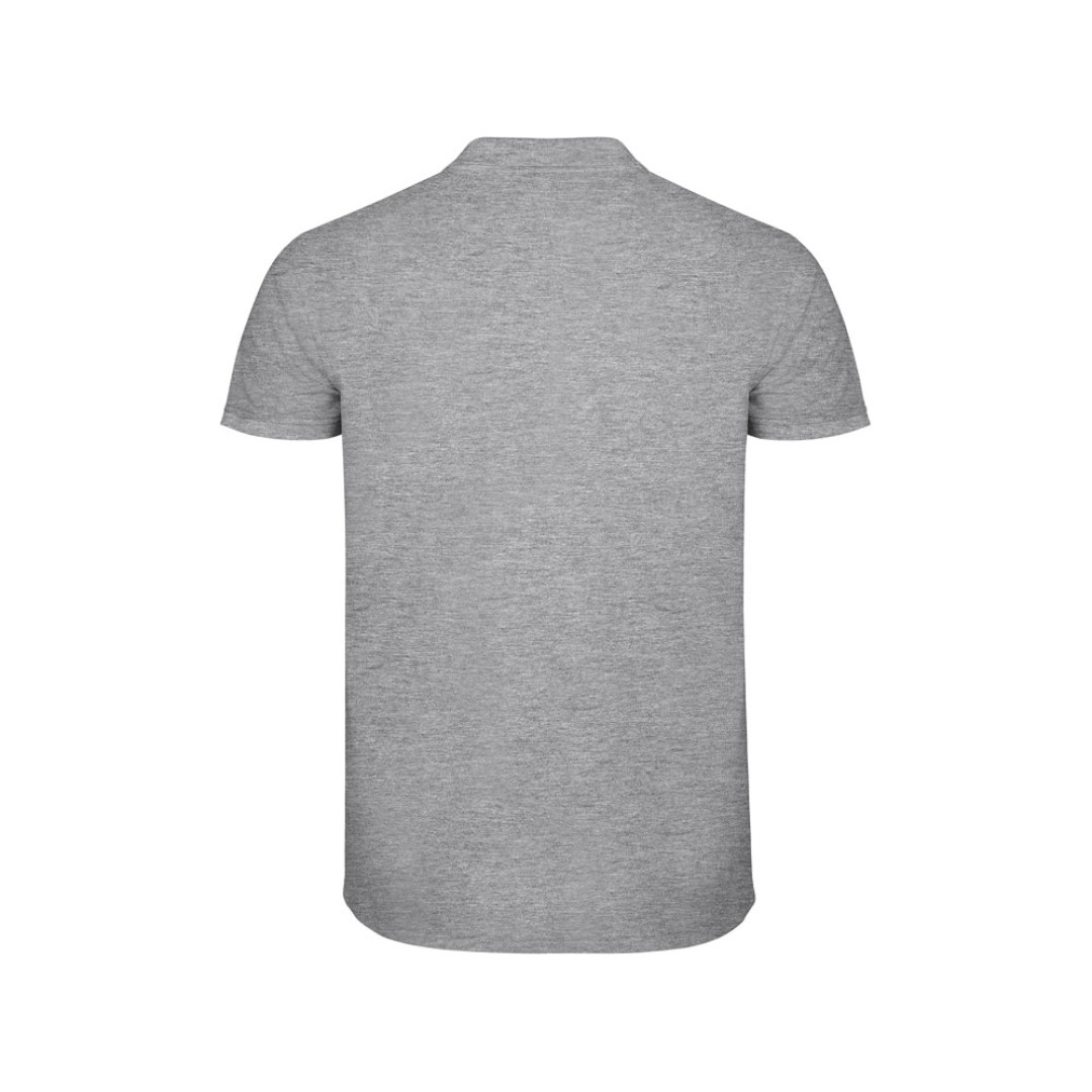 Рубашка поло "Star" мужская, серый меланж