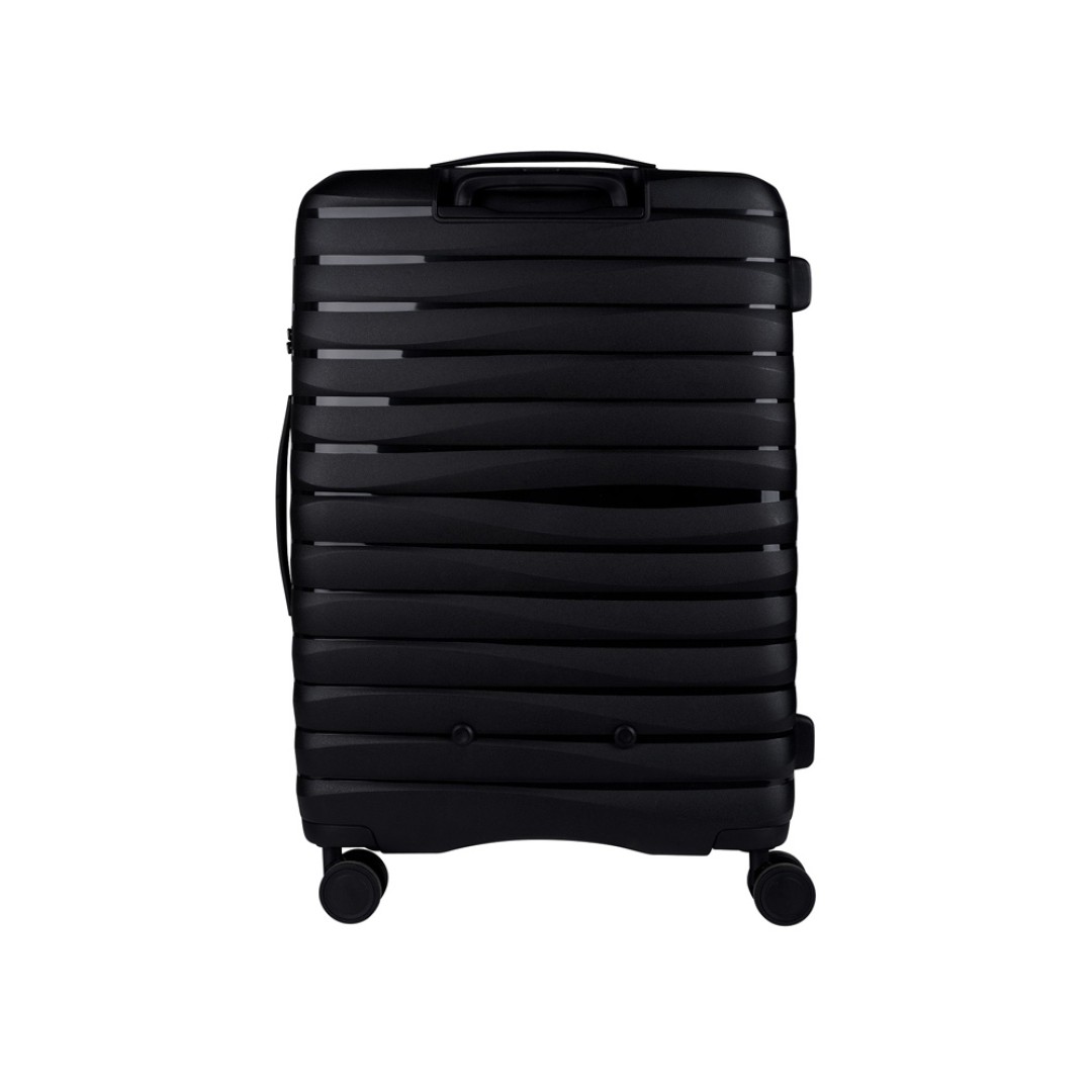 Чемодан Eberhart Dune средний М полипропилен черный 46D-009-424