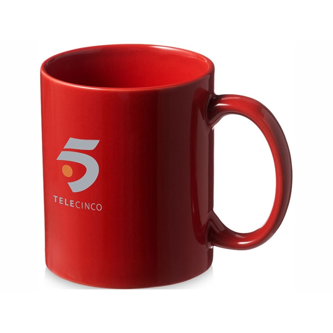 Кружка керамическая "Santos", красный