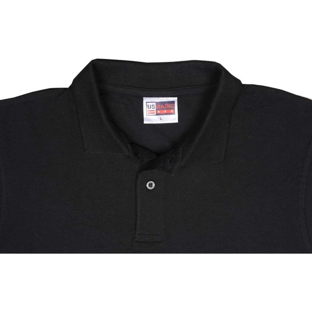 Рубашка поло "First" мужская, черный