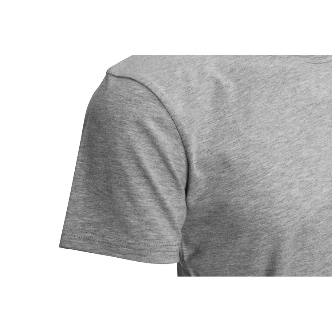 Футболка HD Fit короткий рукав с эластаном, мужская, серый меланж
