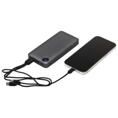 Внешний аккумулятор с дисплеем «Mild», 10 000 mAh, темно-серый
