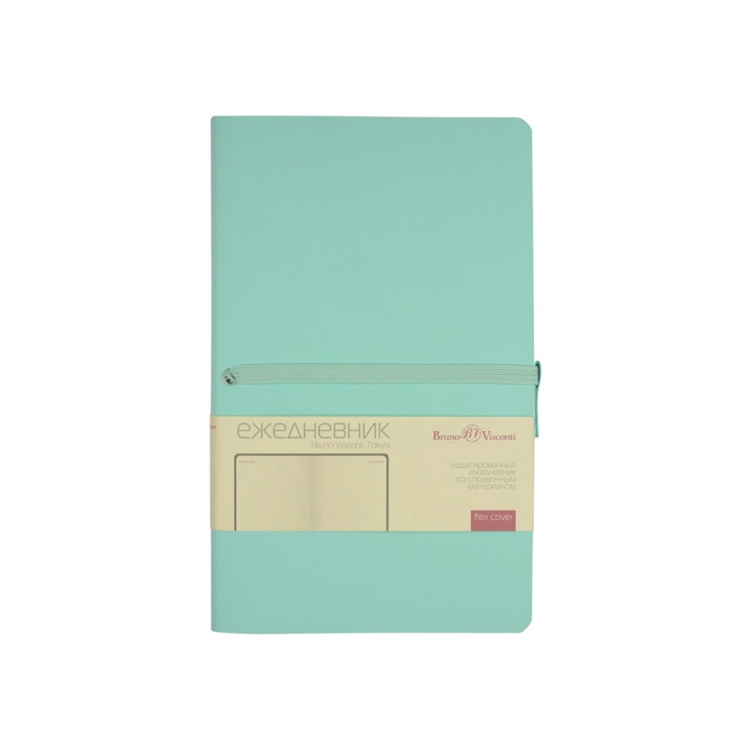 Ежедневник недатированный А5 «Tokyo», мятный (Р)