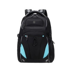 Рюкзак TORBER XPLOR с отделением для ноутбука 15", чёрный, полиэстер 900D, 34x22x46 см, 34л