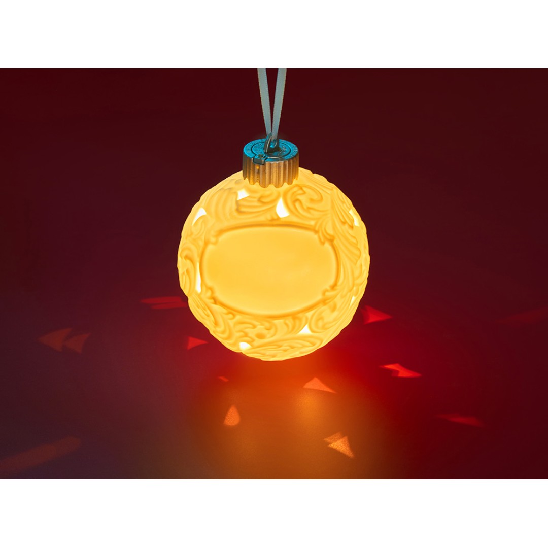 Шар новогодний с подсветкой