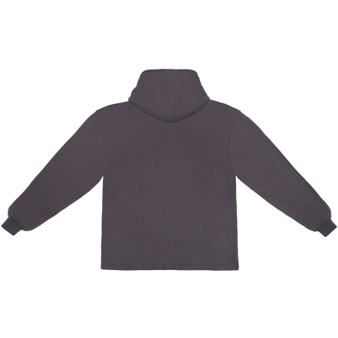 Худи оверсайз «Alpha.01» унисекс, темно-серый