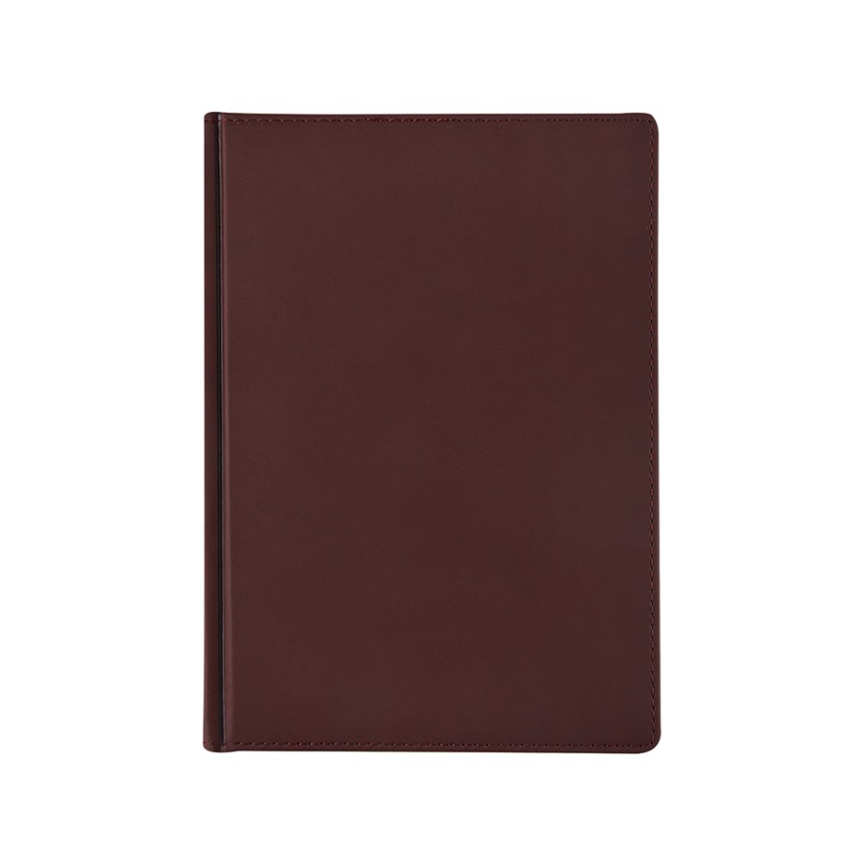 Ежедневник А5 датированный «Velvet» 2026, бордовый