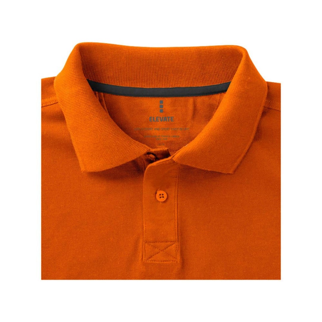 Calgary мужская футболка-поло с коротким рукавом, оранжевый