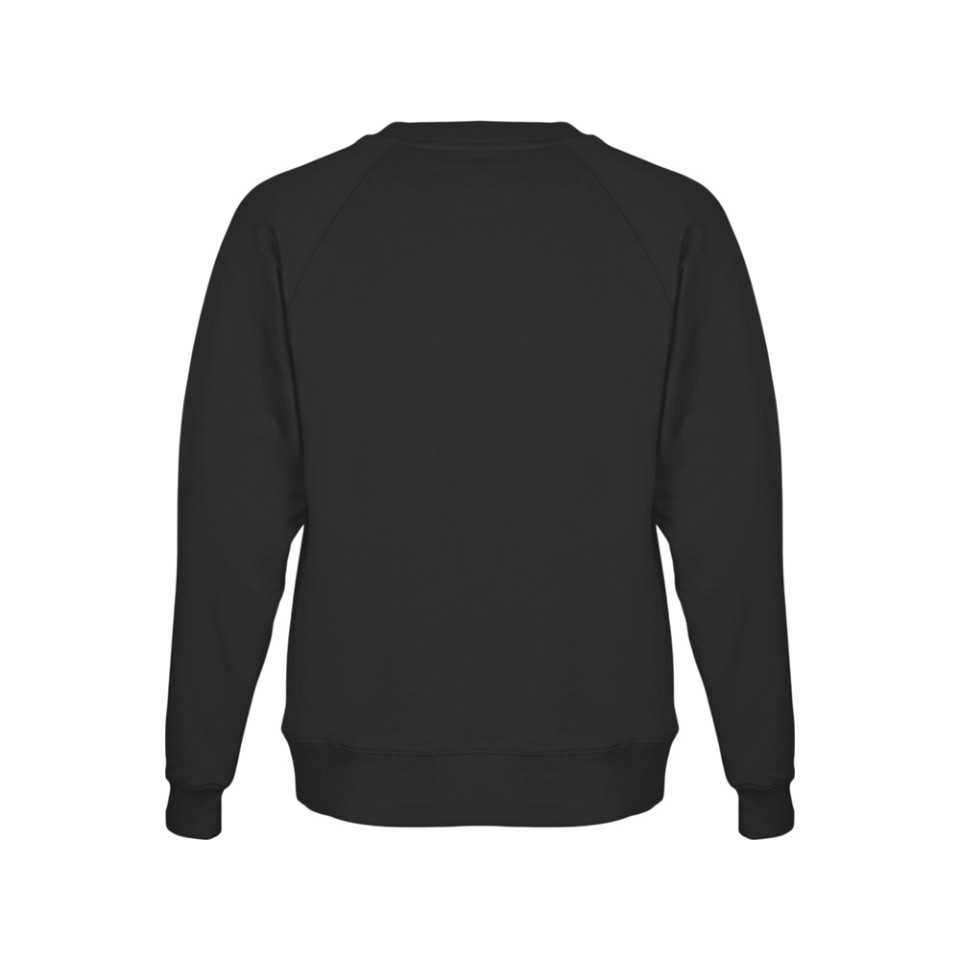 Свитшот оверсайз с рукавом реглан «Belgrade», унисекс, черный