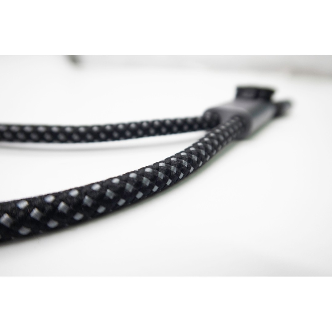 Ремешок-держатель для телефона с зарядным кабелем USB-C - USB-C «Lany Wristband Charge Eco», серый